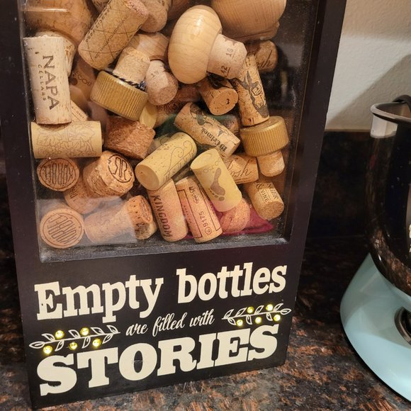 Cork & Tops Holder - Empty Bottles Are Filled With Memories - Home Accent - Picture 7 of 10